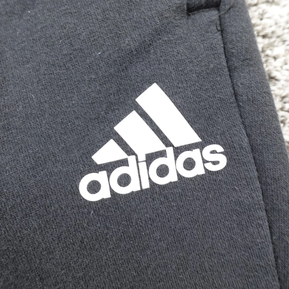 Adidas‎ Pants Mens S Black Track Warm Up Drawstring Jogger Sweatpants Gym Sweats